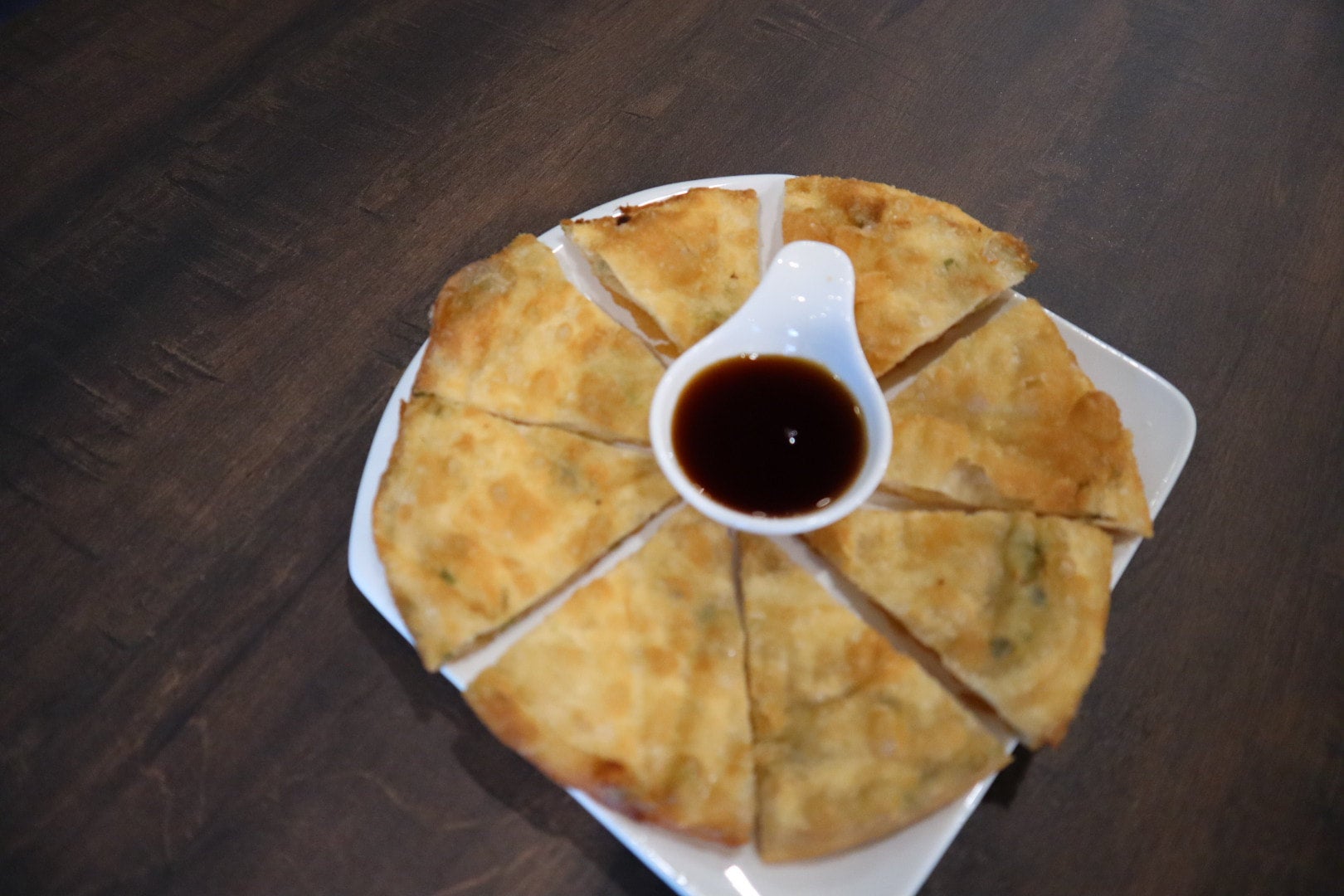 Scallions pancake